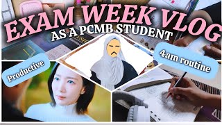 EXAM WEEK STUDY VLOG  PCMB 11th grader l productive 11th grader Study vlog  friends hectic [upl. by Fionnula]