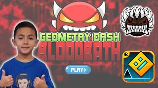 Unlock Your Potential Conquer the Challenging Bloodbath Level in Geometry Dash [upl. by Annirak]