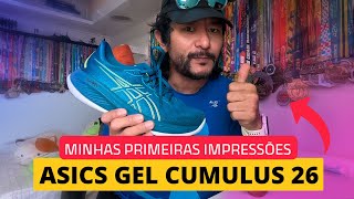 Treinei com o ASICS Gel Cumulus 26 [upl. by Primo600]