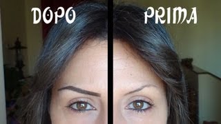 EYEBROWS  SOPRACCIGLIA PERFETTE 3  Tutorial MATITA Video HD [upl. by Nilyac]