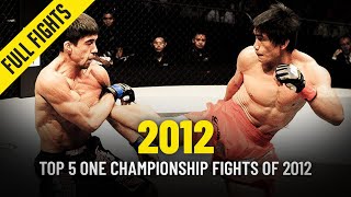 Top 5 ONE Championship Fights Of 2012 [upl. by Tedda]