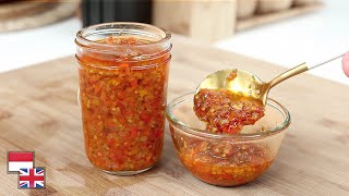 Awet TANPA Pengawet Resep SAMBAL BAWANG Ala Bu Rudy Surabaya [upl. by Hakaber]