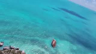 Potensic Atom SE flight over Sapodilla Bay Beach ProvidencialesTCI [upl. by Ecirtra447]