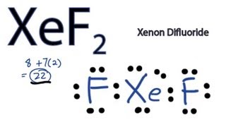 XeF2 Lewis Structure  How to Draw the Lewis Structure for XeF2 [upl. by Aimal324]