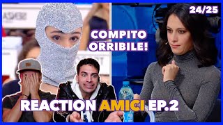 È già Guerra tra Celentano e Lettieri  Reaction Amici ep2 [upl. by Ennaear597]