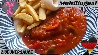 ZIGEUNERSAUCE 🧡 Zigeunerschnitzel • Rezept • Zigeunersoße [upl. by Norehs]