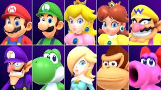 Mario Party Superstars  All Characters [upl. by Ahsielat]