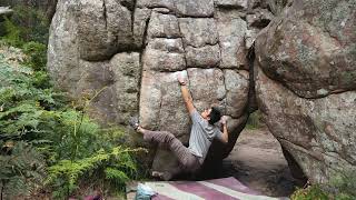 V6  Tsunami  Venus Baths  Grampians Bouldering [upl. by Noivart]