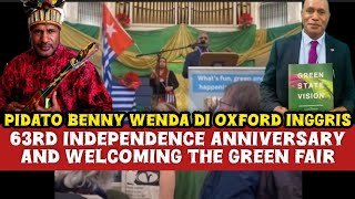 Pidato Benny Wenda di Oxford Inggris  63rd West Papuan Independence  Manuskrip Papua [upl. by Ayahc]