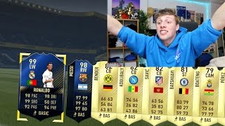 TOTY RONALDO  TOTY MESSI IN THE SAME PACK OPENING  FIFA 17 [upl. by Venn]