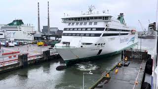 Irish ferries Oscar Wilde Dublin port [upl. by Nereids]