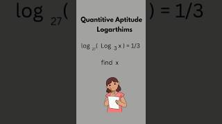 Quantitive Aptitude in Logarthims ytshorts shortviral maths ssc rrb [upl. by Arretnahs]