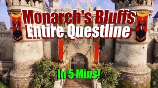 New World  The Entire Monarchs Bluffs Questline In 5 Minutes  Royalty Free [upl. by Porty]