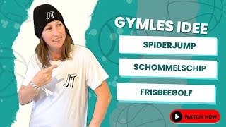 25 GYMLES IDEE frisbeegolf schommelschip spiderjump [upl. by Atnoid656]