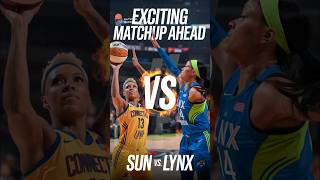 Exciting Matchup Ahead Sun vs Lynxnba wnba shorts [upl. by Divd]