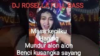 DJ ROSELLA terbaru FULL BASS [upl. by Prue]