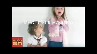 iPhone vs Blackberry Parody Ep 1 Short Film on Mugglesam [upl. by Aisile77]