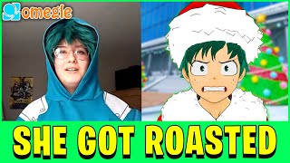 Omegle but I try to ROAST people as Deku VRChat VR [upl. by Estren]