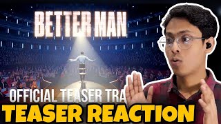 Better Man  Official Teaser Trailer Reaction 2024 Movie  Robbie Willams  Holly Verse [upl. by Irrot]