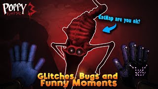 Poppy Playtime Chapter 3  Glitches Bugs and Funny Moments [upl. by Keyte579]