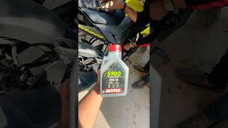 Motul 5100 10w40 best engine oil for bikes motul bike engineoil shorts [upl. by Wiltsey]