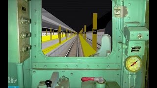 OpenBVE HD Operating NYC Subway Budd R11 8013 on Second Avenue Subway T Train Timelapse 4x [upl. by Zurn102]