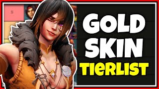 The ULTIMATE Gold Skins Tier List in Paladins Opinion [upl. by Donelle]