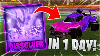 HOW TO GET DISSOLVER IN A DAY Rocket League Trading Step By Step How To Trade For Beginners [upl. by Klemens]