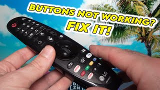 How to Fix LG Magic Remote With Buttons Not Working [upl. by Ennylhsa]