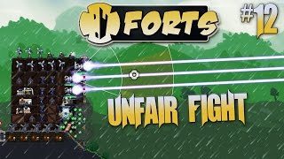 Forts Campaign 12 Three Angry Bears Unfair 3v1 [upl. by Ardnos]