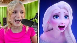 7 YouTubers Behind The Voices Ninja Kidz TV Payton Delu Frozen [upl. by Farra]