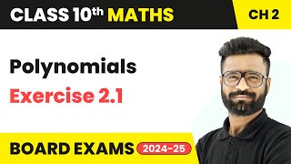 Polynomials  Exercise 21  Class 10 Maths Chapter 2  CBSE 202425 [upl. by Nylyram]