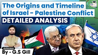 The History of IsraelPalestine Conflict  IR Analysis  UPSC GS2 [upl. by Gilliam489]