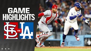 Cardinals vs Dodgers Game Highlights 32924  MLB Highlights [upl. by Urbas]