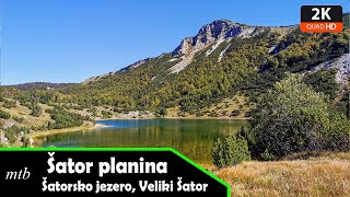 MTB Šator planina Šatorsko jezero i Veliki Šator [upl. by Sydalg]