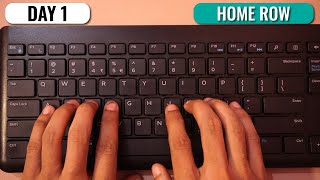 English Typing Course DAY 1  Free Typing Lessons  Touch Typing Course  Tech Avi [upl. by Eintihw]