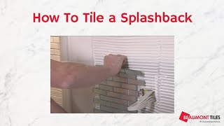 How to Tile a Splashback DIY Tiling Made Easy [upl. by Sewole]