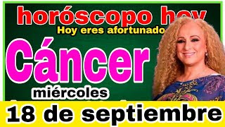 horoscopo de hoy Cáncer  Horóscopo Diario  Cáncer  18 de septiembre de 2024 [upl. by Enytsirk572]