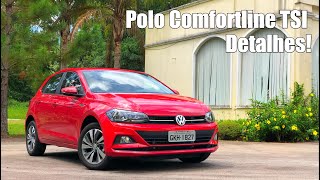 Volkswagen Polo Comfortline 2018 em Detalhes  Falando de Carro [upl. by Leumhs616]