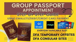 PHILIPPINE PASSPORT GROUP APPOINTMENTEWALLETCREDITDEBIT CARD PAYMENT METHODAUNTIE CECILLE TV [upl. by Novyad]