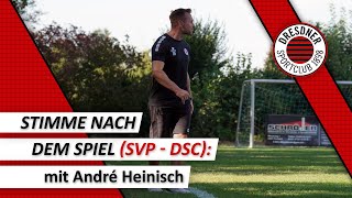 SV PanitzschBordsdorf  Dresdner SC 05 792024  Stimme nach dem Spiel 2 [upl. by Rydder]