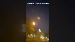 Electric scooter accident [upl. by Zurciram945]