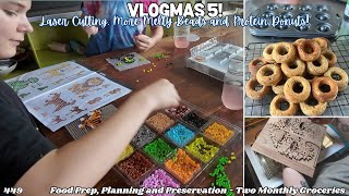 449  Vlogmas Day Five  More Craft more baking and Laser Cutting  Off Grid Australia [upl. by Llovera]