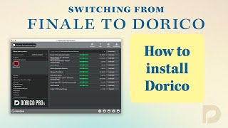 Installing Dorico crossgrade from Finale [upl. by Seroka]