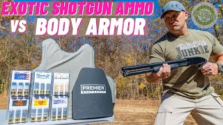 Exotic Shotgun Ammo vs Body Armor [upl. by Roderich]