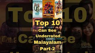 Top 10 Underrated Movies in Malayalam Part2 [upl. by Kennet]