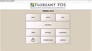 Best Free POS for Restaurant Full Setup and User Guide  Floreant POS [upl. by Sakhuja]