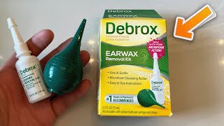 Debrox Earwax Removal Kit Drops and Ear Syringe Bulb  User Review [upl. by Levitt]