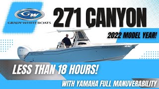 Grady White 271 Canyon  Pristine Condition Low Hours  Cannons Marina [upl. by Adnorhs]