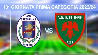 Prima Categoria Lazio 202324 Gregoriana  Fidene 20 [upl. by Aivle]